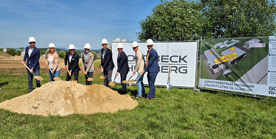 Spatenstich Logistikzentrum Loosdorf